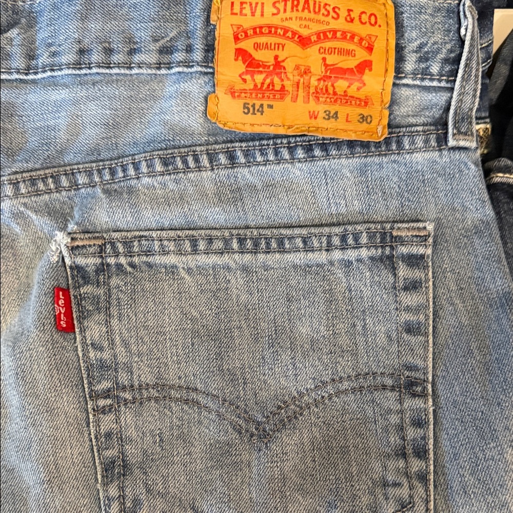 Levi's Light Blue Slim Straight Jeans